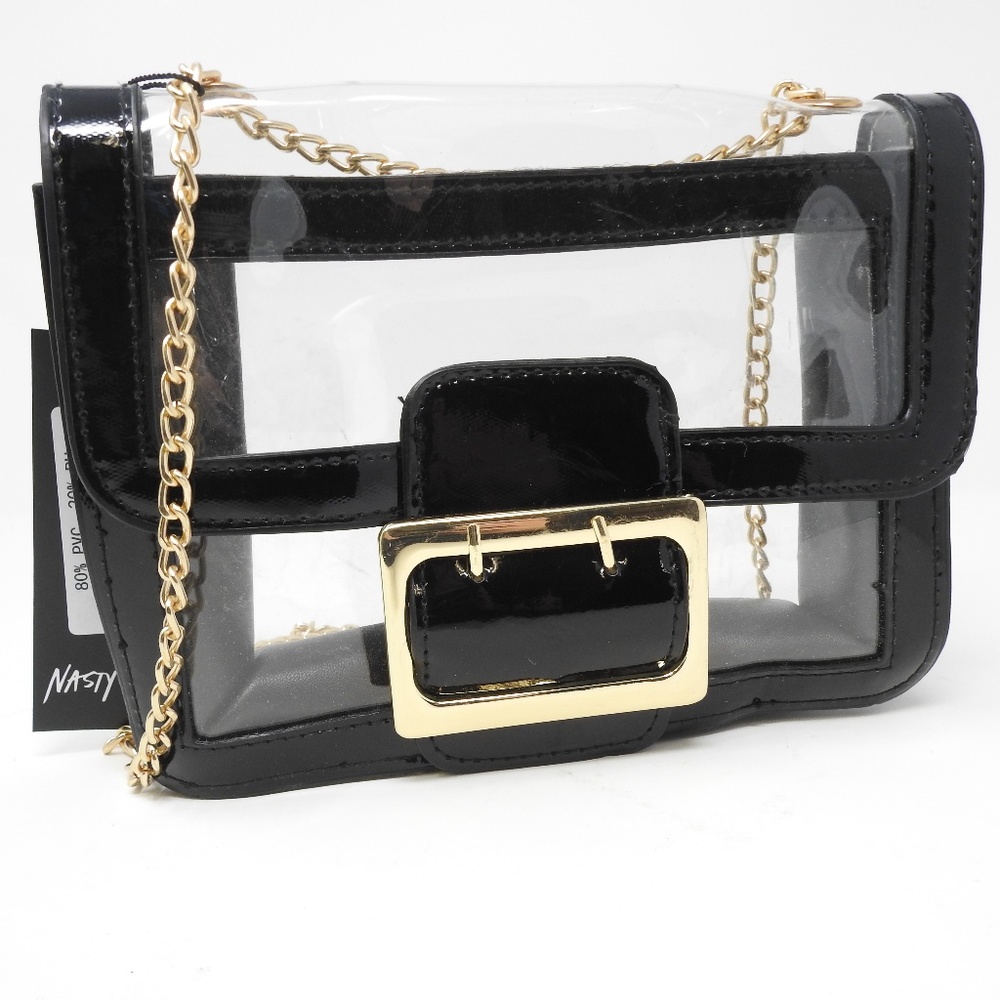 Nasty Gal WANT It's Clear to See Shoulder Bag NWT